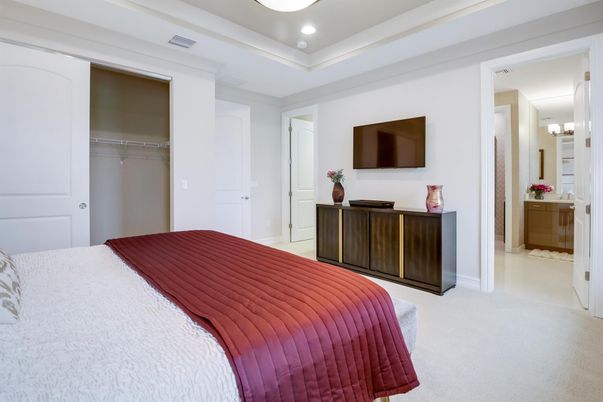 Bedroom, Interior, Recessed Lighting