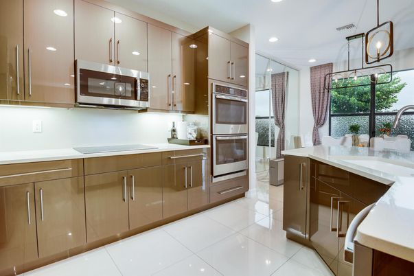 Interior, Kitchen, Recessed Lighting, Stainless Steel Appliances