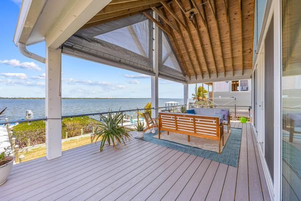 Exterior, Water, Wooden Beams