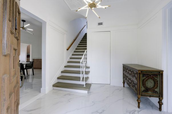 Interior, Marble, Pendant Lights