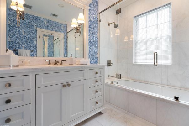 Bathroom, Glass Shower, Interior