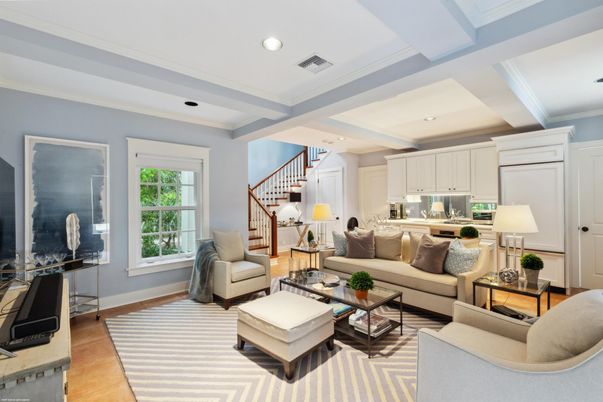 Interior, Kitchen, Living room, Recessed Lighting