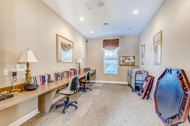 Home Office, Interior, Recessed Lighting