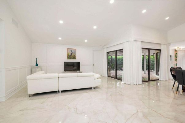 Interior, Living room, Marble, Recessed Lighting
