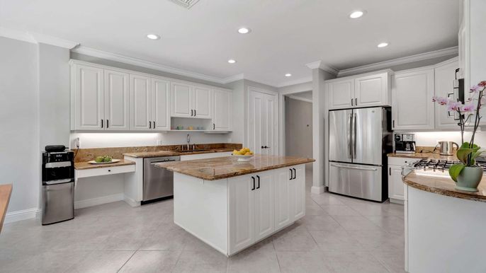 Interior, Kitchen, Recessed Lighting, Stainless Steel Appliances
