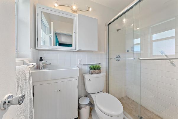 Bathroom, Glass Shower, Interior
