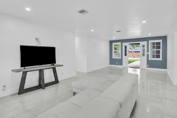 Interior, Living room, Recessed Lighting