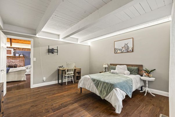 Bedroom, Interior, Wood Texture Flooring