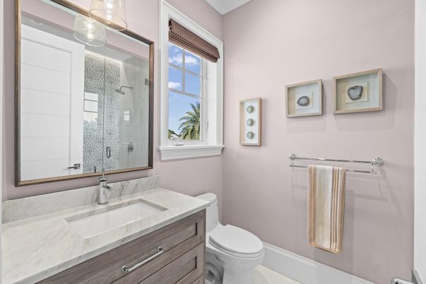 Bathroom, Glass Shower, Interior