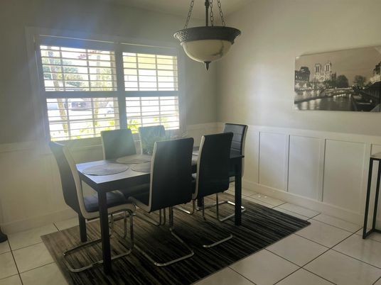 Dining room, Interior, Pendant Lights