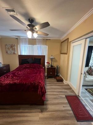 Bedroom, Interior, Wood Texture Flooring