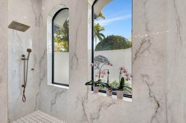 Bathroom, Interior, Marble Walls