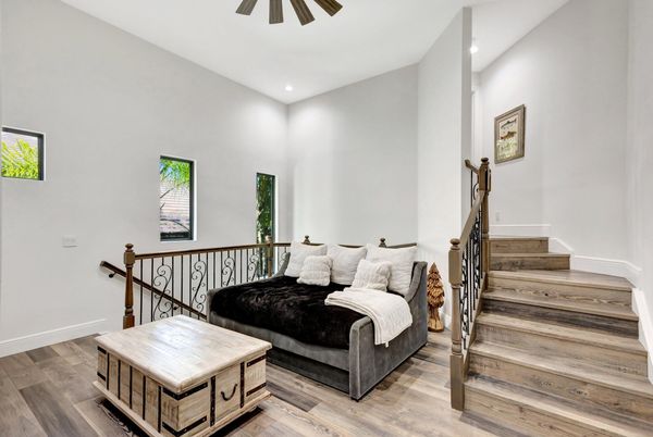 Interior, Recessed Lighting, Wood Texture Flooring