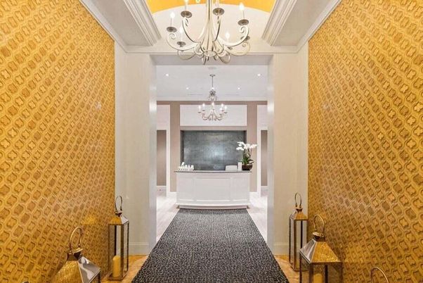 Chandelier, Interior, Recessed Lighting