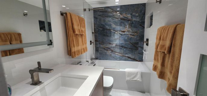 Bathroom, Interior, Recessed Lighting