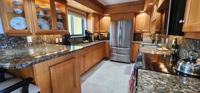 Interior, Kitchen, Recessed Lighting, Stainless Steel Appliances