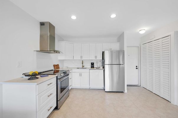 Interior, Kitchen, Recessed Lighting, Stainless Steel Appliances