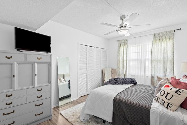 Bedroom, Interior, Wood Texture Flooring