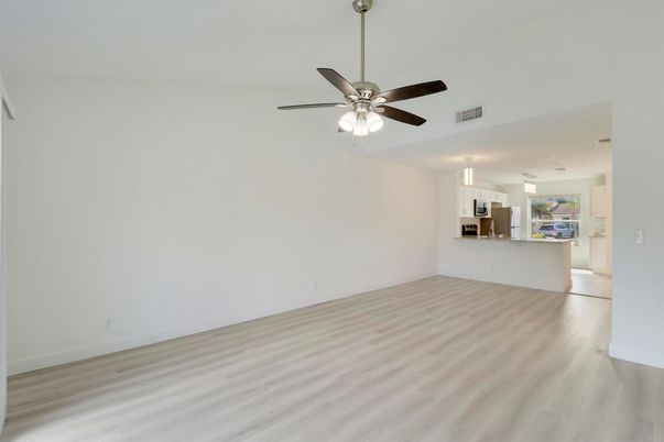 Empty room, Interior, Kitchen, Wood Texture Flooring