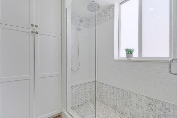 Bathroom, Glass Shower, Interior