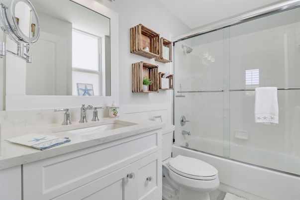 Bathroom, Glass Shower, Interior