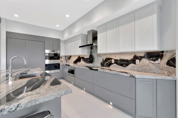 Interior, Kitchen, Recessed Lighting, Stainless Steel Appliances