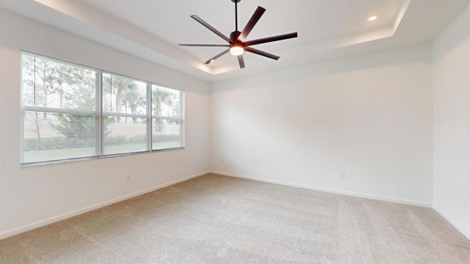 Empty room, Interior, Recessed Lighting