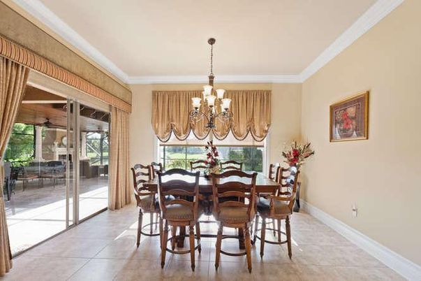 Chandelier, Dining room, Interior
