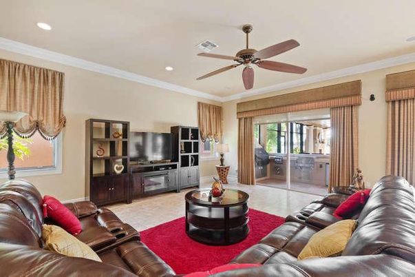 Interior, Living room, Recessed Lighting