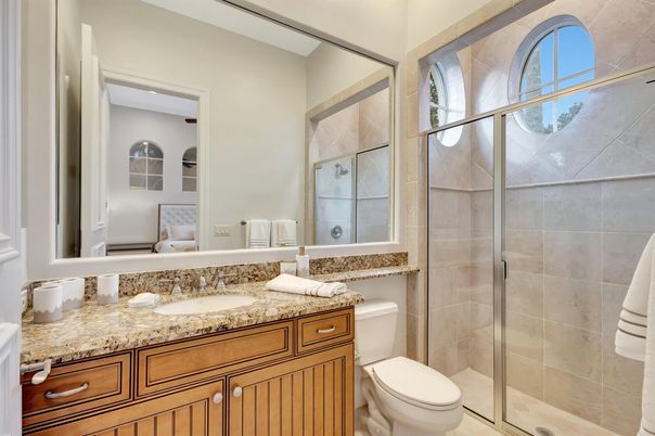 Bathroom, Glass Shower, Interior