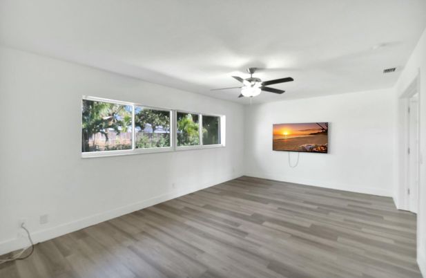 Empty room, Interior, Wood Texture Flooring