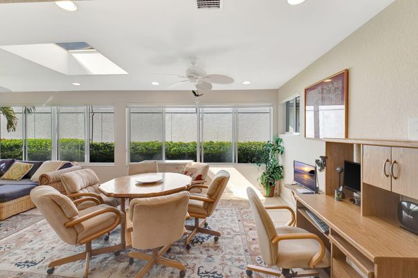 Home Office, Interior, Recessed Lighting