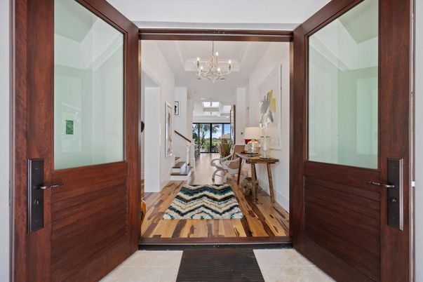 Chandelier, Interior, Wood Texture Flooring