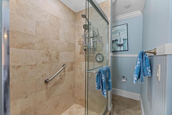 Bathroom, Glass Shower, Interior