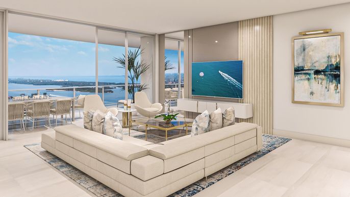 Interior, Living room, Recessed Lighting, Water