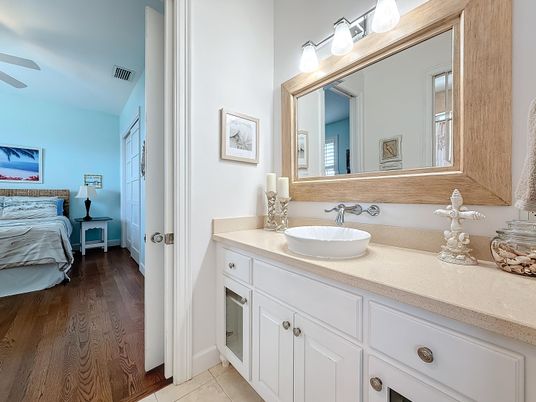 Bathroom, Bedroom, Dual Sink Vanities, Interior, Wood Texture Flooring