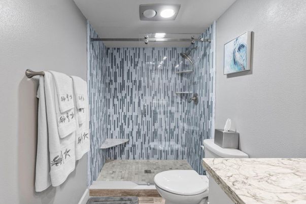 Bathroom, Glass Shower, Interior