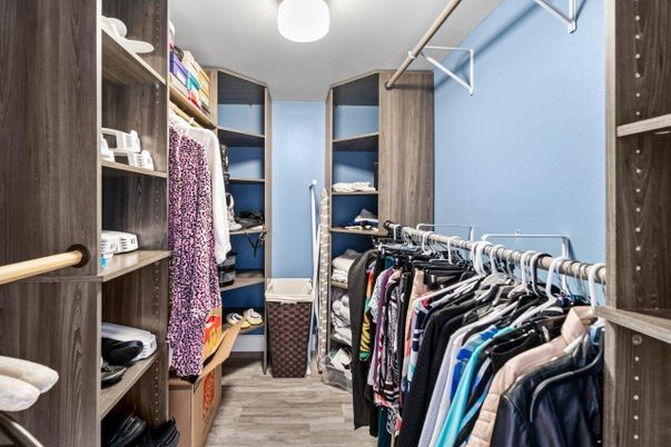 Interior, Walk-in Closets, Wood Texture Flooring