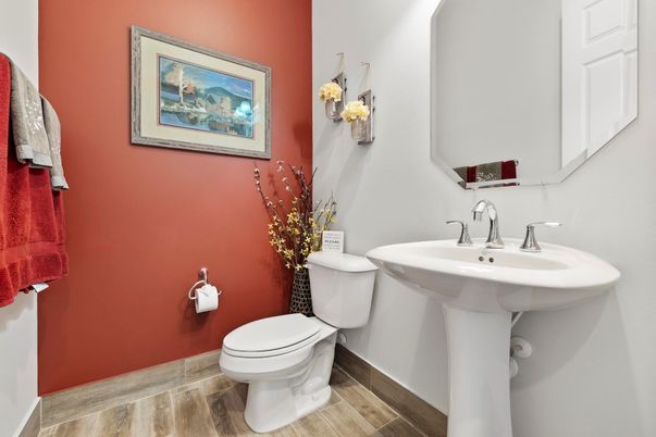 Bathroom, Interior, Wood Texture Flooring