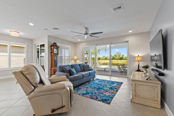 Interior, Living room, Recessed Lighting