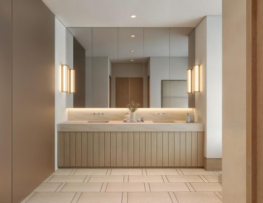 Bathroom, Interior, Recessed Lighting