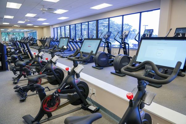 Fitness Equipment, Gym, Interior, Recessed Lighting