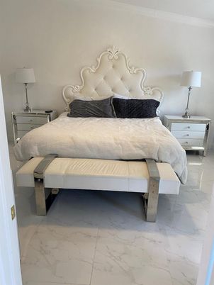 Bedroom, Interior, Marble