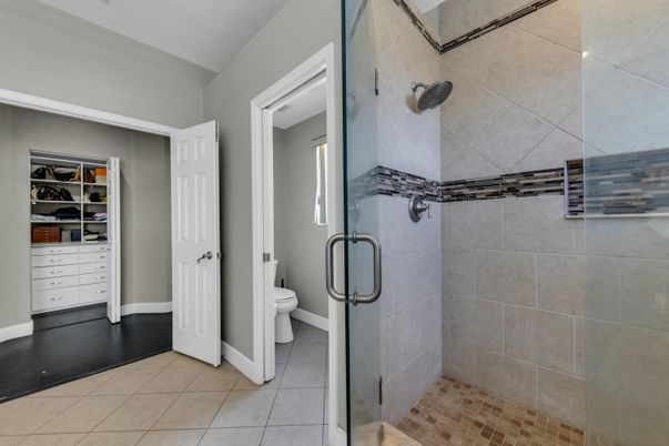 Bathroom, Glass Shower, Interior
