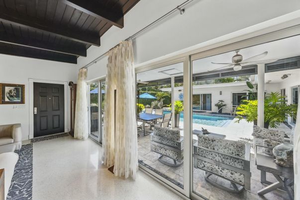 Interior, Sun Room, Wooden Beams, Wooden Ceilings