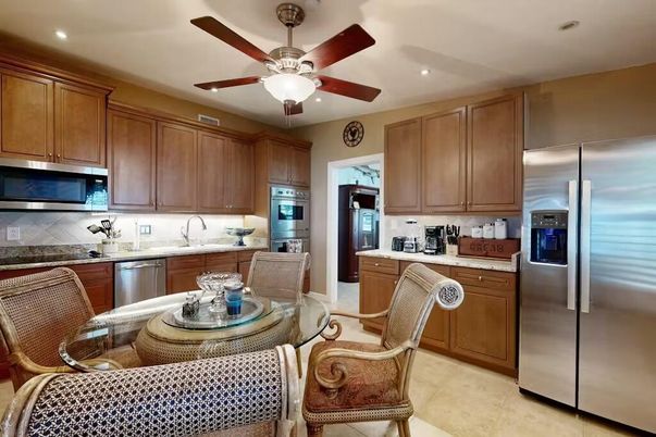 Interior, Kitchen, Recessed Lighting, Stainless Steel Appliances