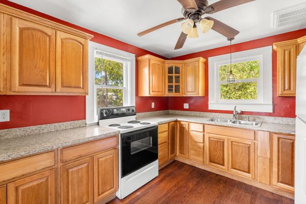Interior, Kitchen, Wood Texture Flooring