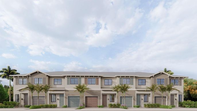 Attached, Exterior, Facade, Rowhouse