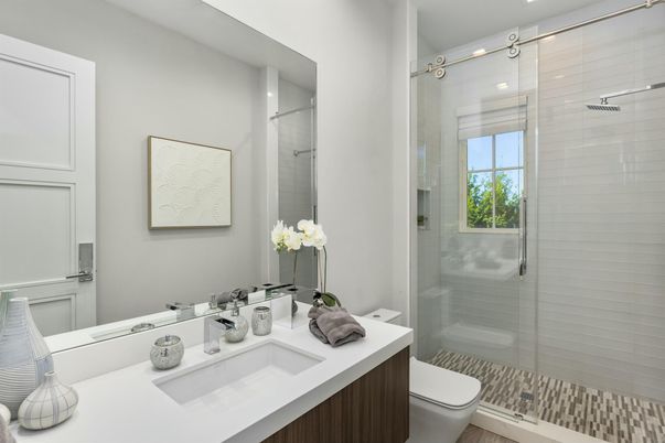 Bathroom, Glass Shower, Interior