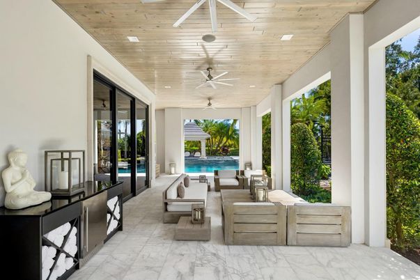 Interior, Marble, Pool, Recessed Lighting, Wooden Ceilings